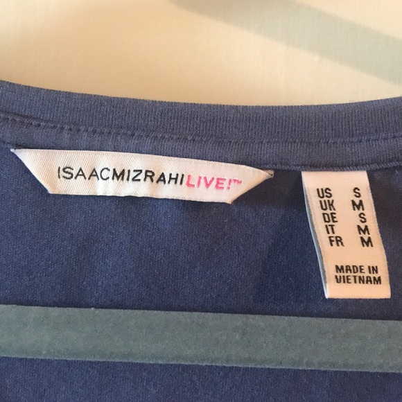 NWOT.  ISAAC MIZRAHI LIVE  SCALLOPED DETAIL TOP - Picture 4 of 6